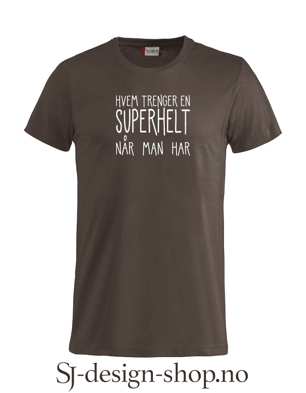 Hvem trenger en superhelt...