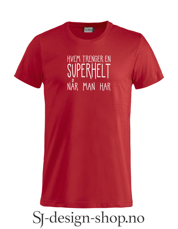 Hvem trenger en superhelt...