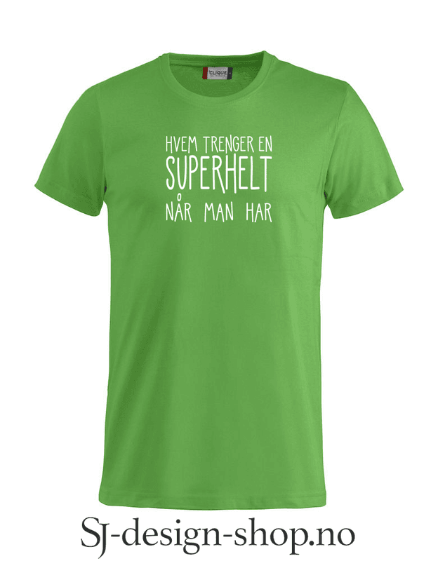 Hvem trenger en superhelt...